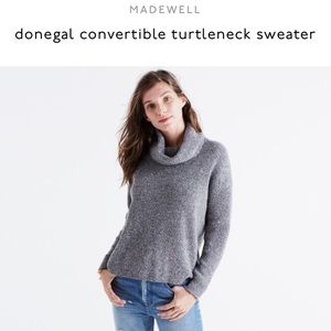 Madewell convertible turtleneck sweater